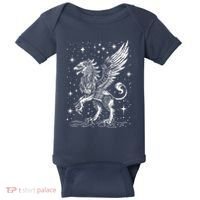 Mystical Creepy Gryphon Greek Mythical Creature Baby Bodysuit thumb 0