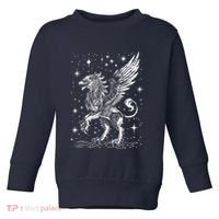 Mystical Creepy Gryphon Greek Mythical Creature Toddler Sweatshirt thumb 0