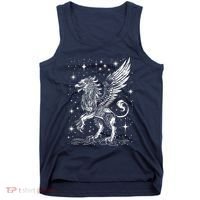 Mystical Creepy Gryphon Greek Mythical Creature Tank Top thumb 0