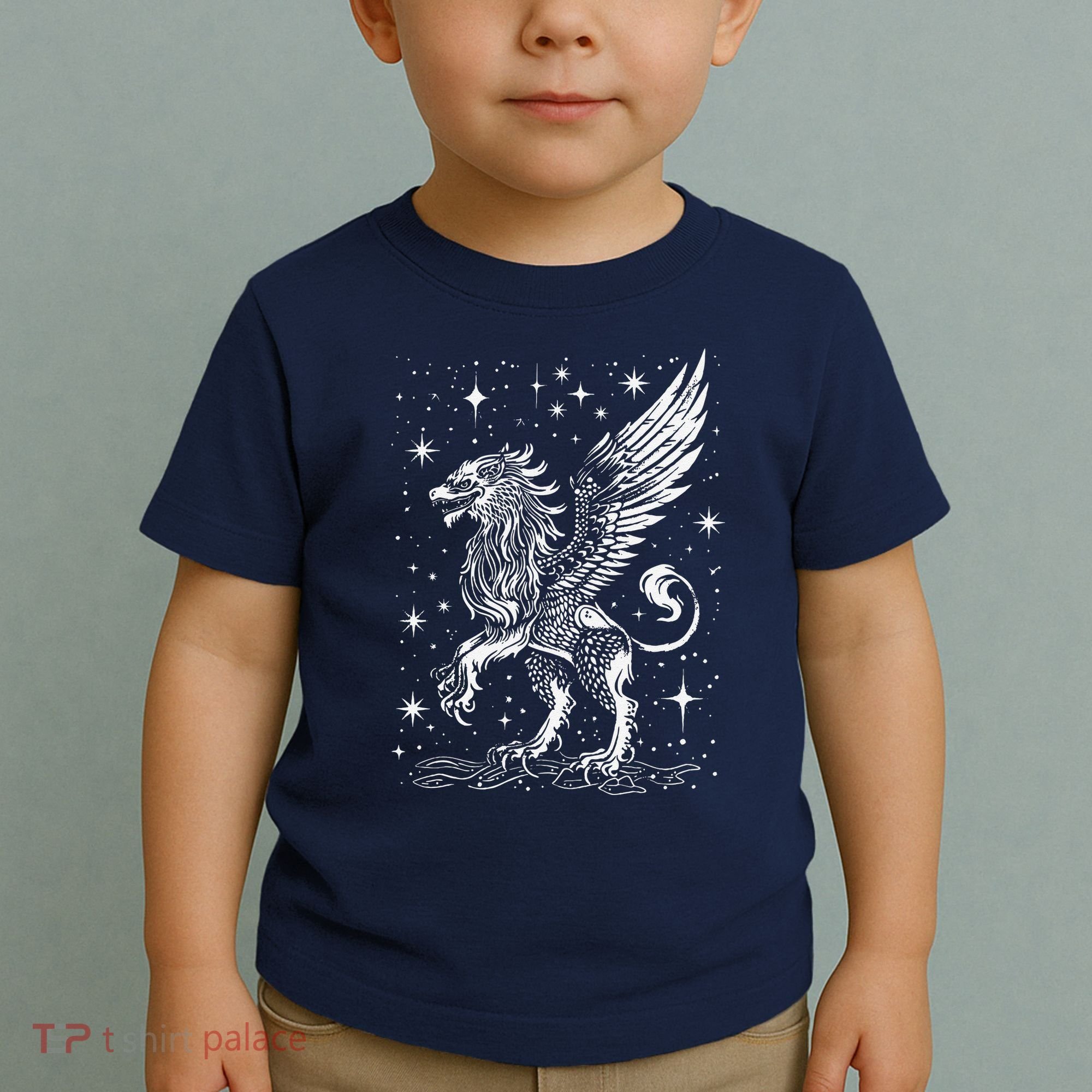 Mystical Creepy Gryphon Greek Mythical Creature Toddler T-Shirt