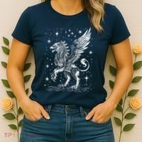Mystical Creepy Gryphon Greek Mythical Creature Women's T-Shirt thumb 2