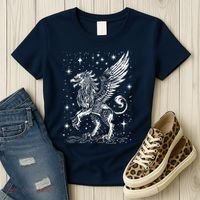 Mystical Creepy Gryphon Greek Mythical Creature Women's T-Shirt thumb 3