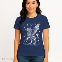 Mystical Creepy Gryphon Greek Mythical Creature Women's T-Shirt thumb 4