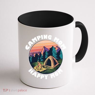 Mom Camping Gift Happy Camping Mom Camper Gift Mother Meaningful Gift Coffee Mug back