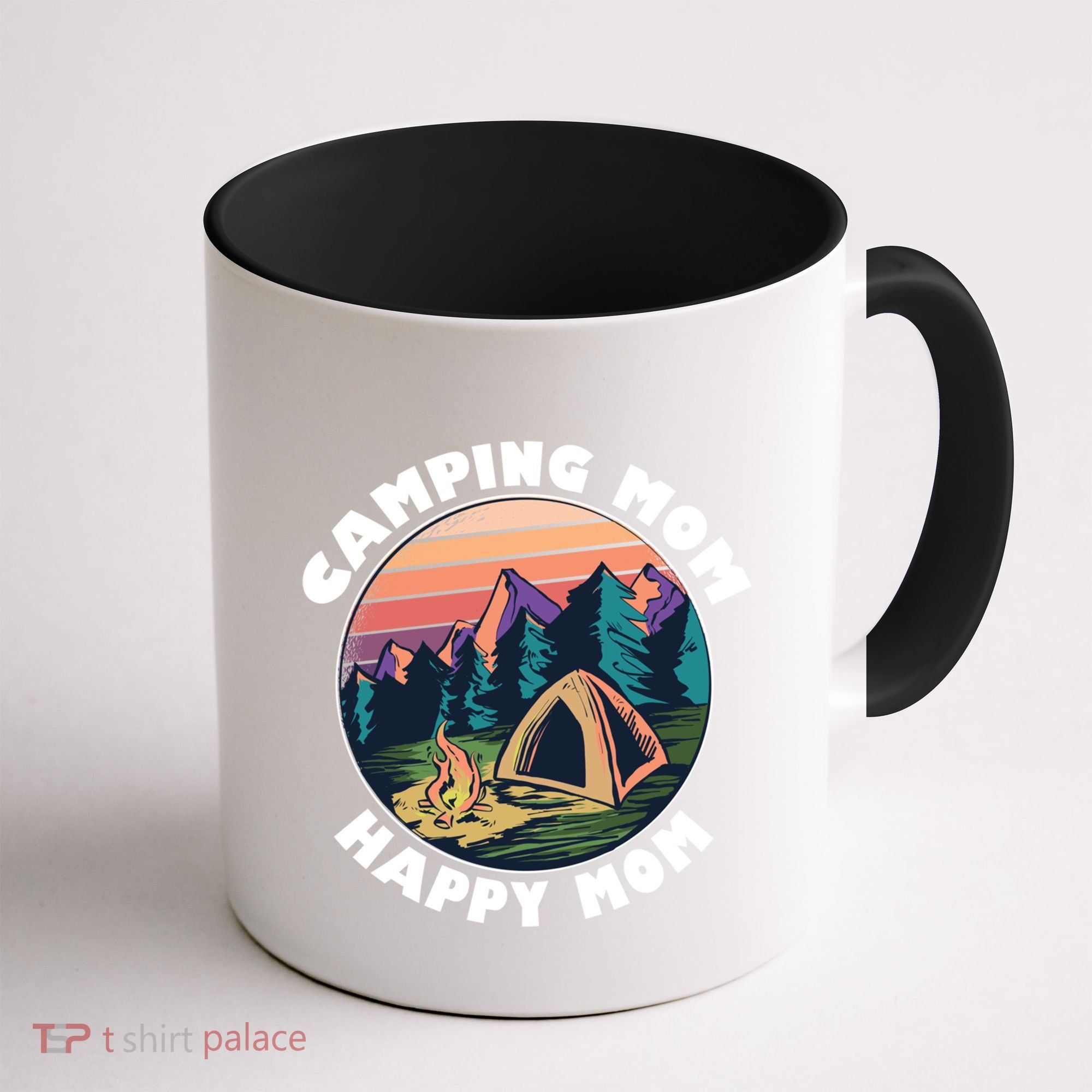 Mom Camping Gift Happy Camping Mom Camper Gift Mother Meaningful Gift Coffee Mug