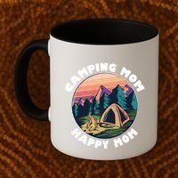 Mom Camping Gift Happy Camping Mom Camper Gift Mother Meaningful Gift Coffee Mug thumb 2