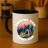 Mom Camping Gift Happy Camping Mom Camper Gift Mother Meaningful Gift Coffee Mug thumb 4