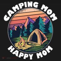 Mom Camping Gift Happy Camping Mom Camper Gift Mother Meaningful Gift Women's Hoodie thumb 2