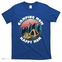 Mom Camping Gift Happy Camping Mom Camper Gift Mother Meaningful Gift T-Shirt thumb 0
