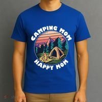 Mom Camping Gift Happy Camping Mom Camper Gift Mother Meaningful Gift T-Shirt thumb 3