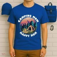Mom Camping Gift Happy Camping Mom Camper Gift Mother Meaningful Gift T-Shirt thumb 6