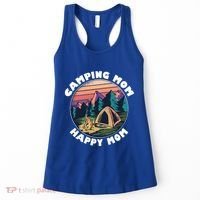 Mom Camping Gift Happy Camping Mom Camper Gift Mother Meaningful Gift Women's Tank Top thumb 0