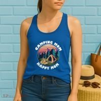 Mom Camping Gift Happy Camping Mom Camper Gift Mother Meaningful Gift Women's Tank Top thumb 2
