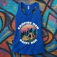 Mom Camping Gift Happy Camping Mom Camper Gift Mother Meaningful Gift Women's Tank Top thumb 3