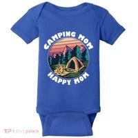 Mom Camping Gift Happy Camping Mom Camper Gift Mother Meaningful Gift Baby Bodysuit thumb 0