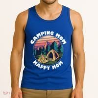 Mom Camping Gift Happy Camping Mom Camper Gift Mother Meaningful Gift Tank Top thumb 3