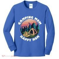 Mom Camping Gift Happy Camping Mom Camper Gift Mother Meaningful Gift Kids Long Sleeve Shirt thumb 0