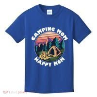 Mom Camping Gift Happy Camping Mom Camper Gift Mother Meaningful Gift Kids T-Shirt thumb 0