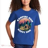 Mom Camping Gift Happy Camping Mom Camper Gift Mother Meaningful Gift Kids T-Shirt thumb 2