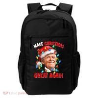 Make Christmas Great Again Funny Donald Trump Xmas Lights Backpack thumb 0