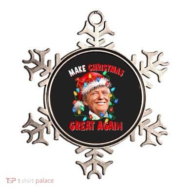 Make Christmas Great Again Funny Donald Trump Xmas Lights Ornament
