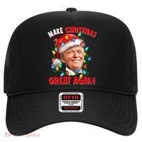 Make Christmas Great Again Funny Donald Trump Xmas Lights Hat thumb 0