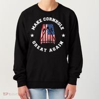 Make Cornhole Great Again Funny USA Women's Sweatshirt thumb 0