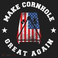 Make Cornhole Great Again Funny USA Women's Sweatshirt thumb 2