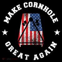 Make Cornhole Great Again Funny USA Coaster thumb 2