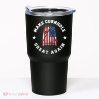 Make Cornhole Great Again Funny USA Tumbler thumb 0