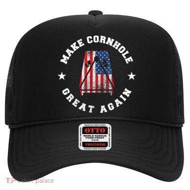 Make Cornhole Great Again Funny USA Hat