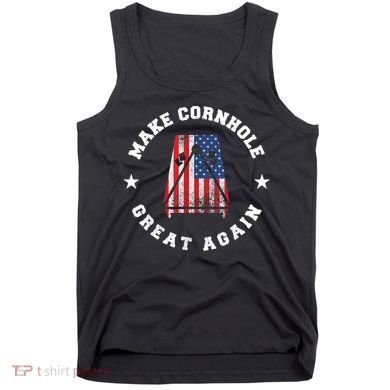 Make Cornhole Great Again Funny USA Tank Top