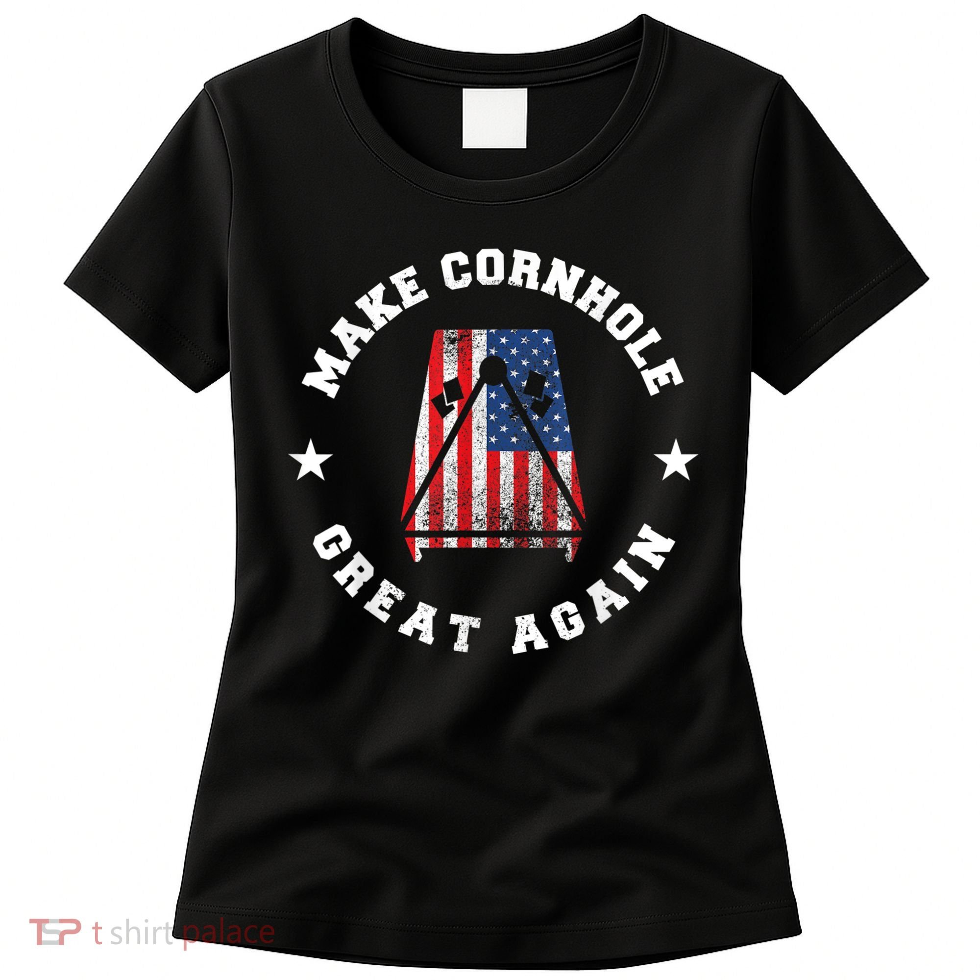 Make Cornhole Great Again Funny USA Women's T-Shirt