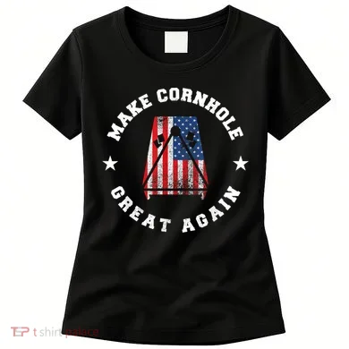 Make Cornhole Great Again Funny USA Women's T-Shirt