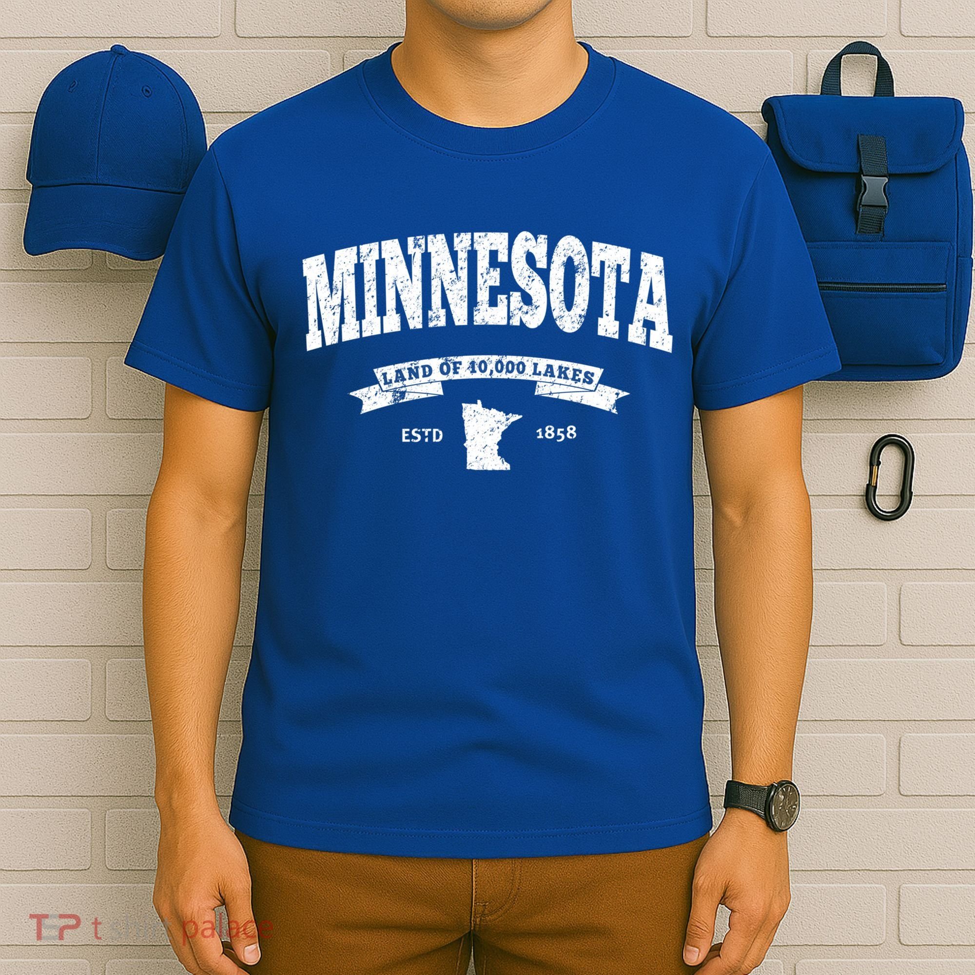 Minnesota Cool Gift Vintage Minnesota Gift Retro Mn T-Shirt