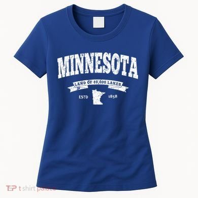 Minnesota Cool Gift Vintage Minnesota Gift Retro Mn Women's T-Shirt