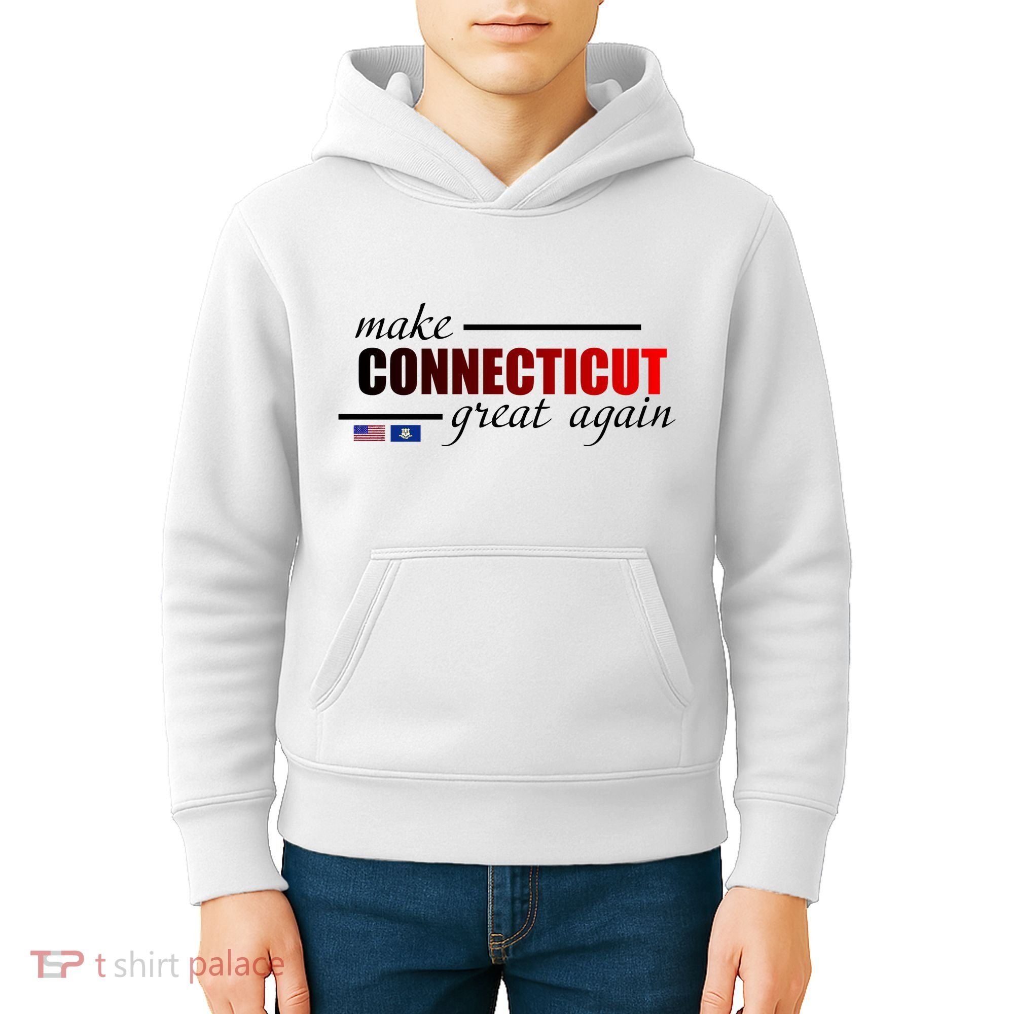 Make Connecticut Great Again Kids Hoodie