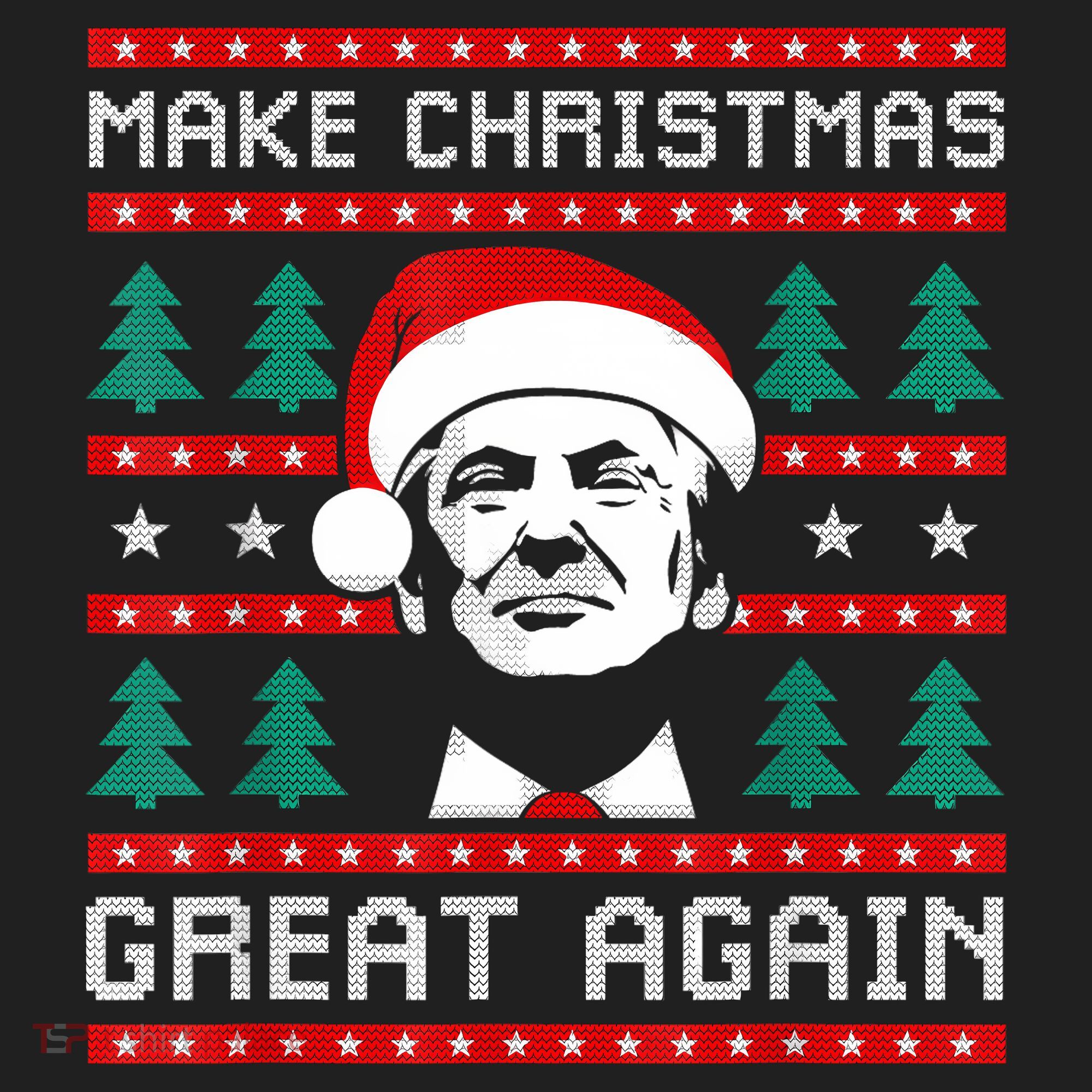 Make Christmas Great Again Trump Women's Sweatshirt