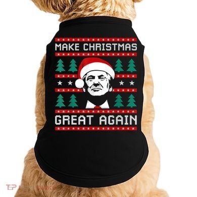Make Christmas Great Again Trump Doggie Tank