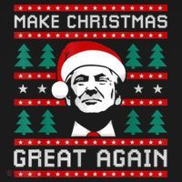 Make Christmas Great Again Trump Apron thumb 3