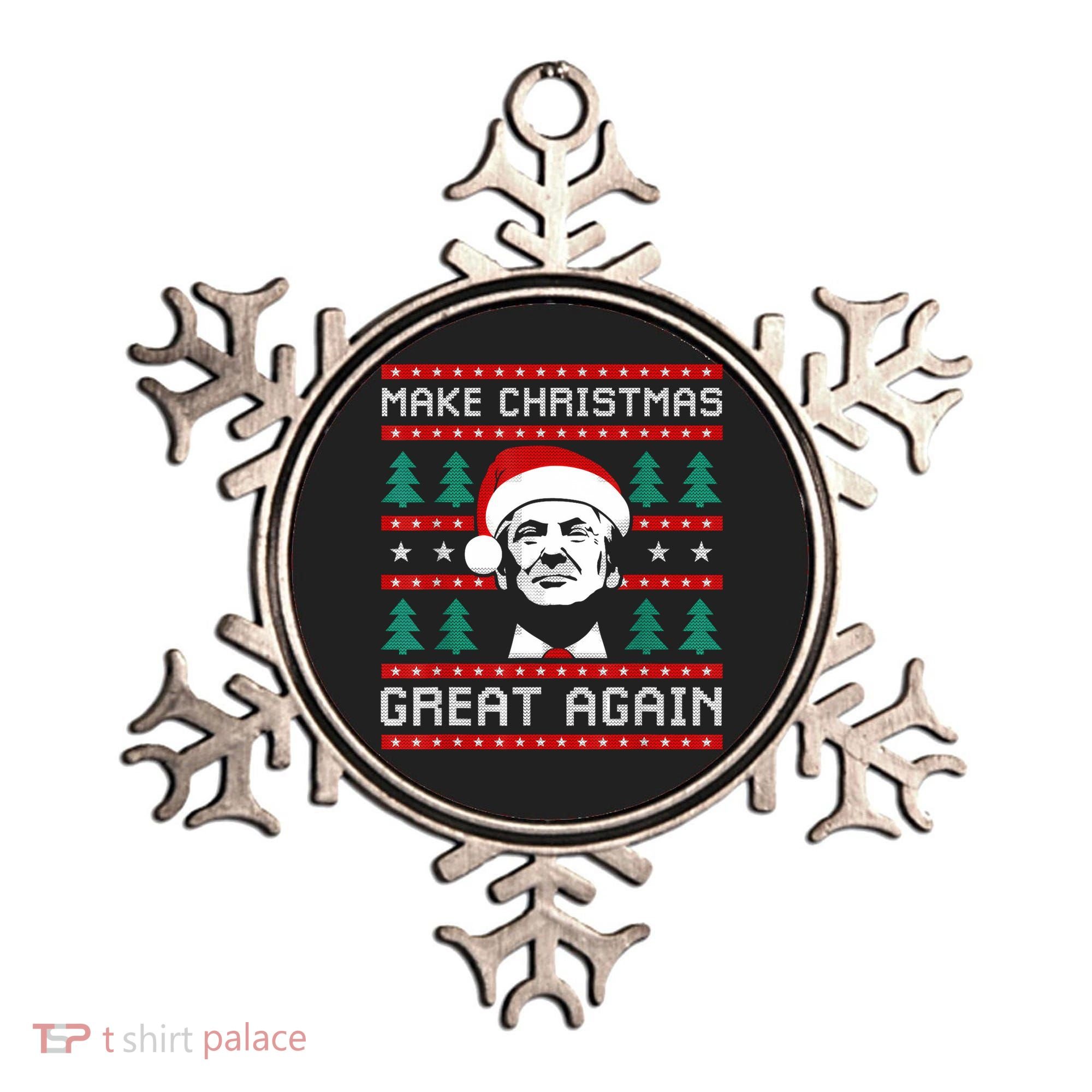 Make Christmas Great Again Trump Ornament