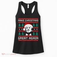 Make Christmas Great Again Trump Women's Tank Top thumb 0