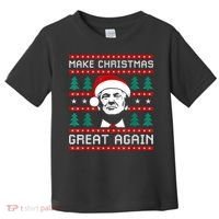 Make Christmas Great Again Trump Toddler T-Shirt thumb 0
