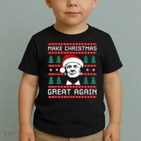 Make Christmas Great Again Trump Toddler T-Shirt thumb 2