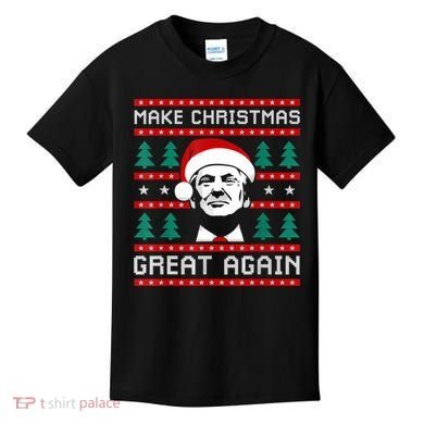 Make Christmas Great Again Trump Kids T-Shirt