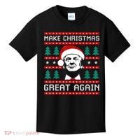 Make Christmas Great Again Trump Kids T-Shirt thumb 0