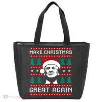 Make Christmas Great Again Trump Tote Bag thumb 0