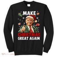 Make Christmas Great Again Santa Funny Trump Xmas Pajamas Sweatshirt thumb 0