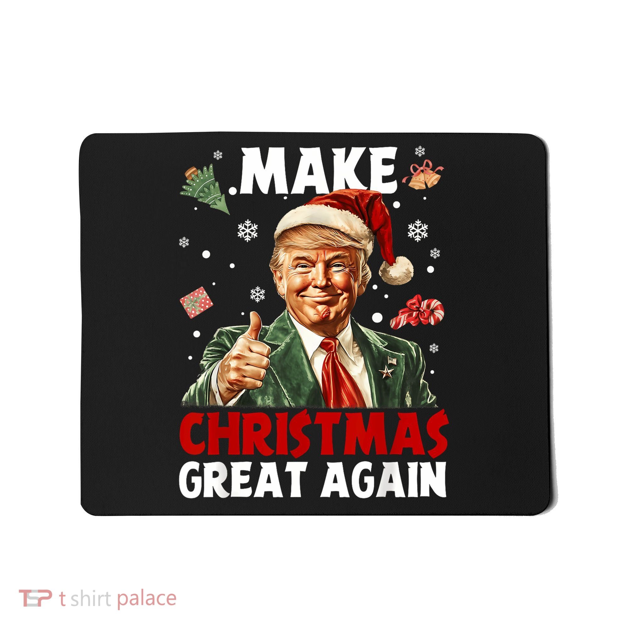 Make Christmas Great Again Santa Funny Trump Xmas Pajamas Mousepad