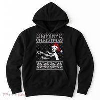 Merry Christmas Grr Argh Ugly Zombie Santa Hoodie thumb 0